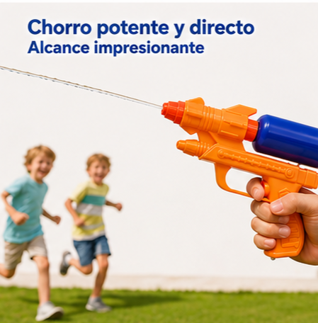 PISTOLA DE AGUA CON DEPÓSITO