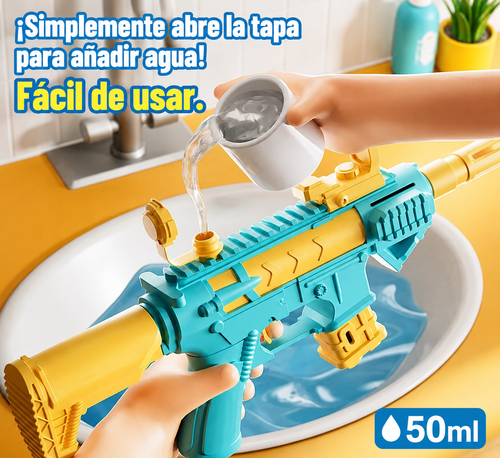 PISTOLA DE AGUA DISEÑO DESMONTABLE