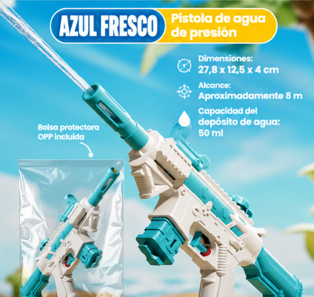 PISTOLA DE AGUA DISEÑO DESMONTABLE